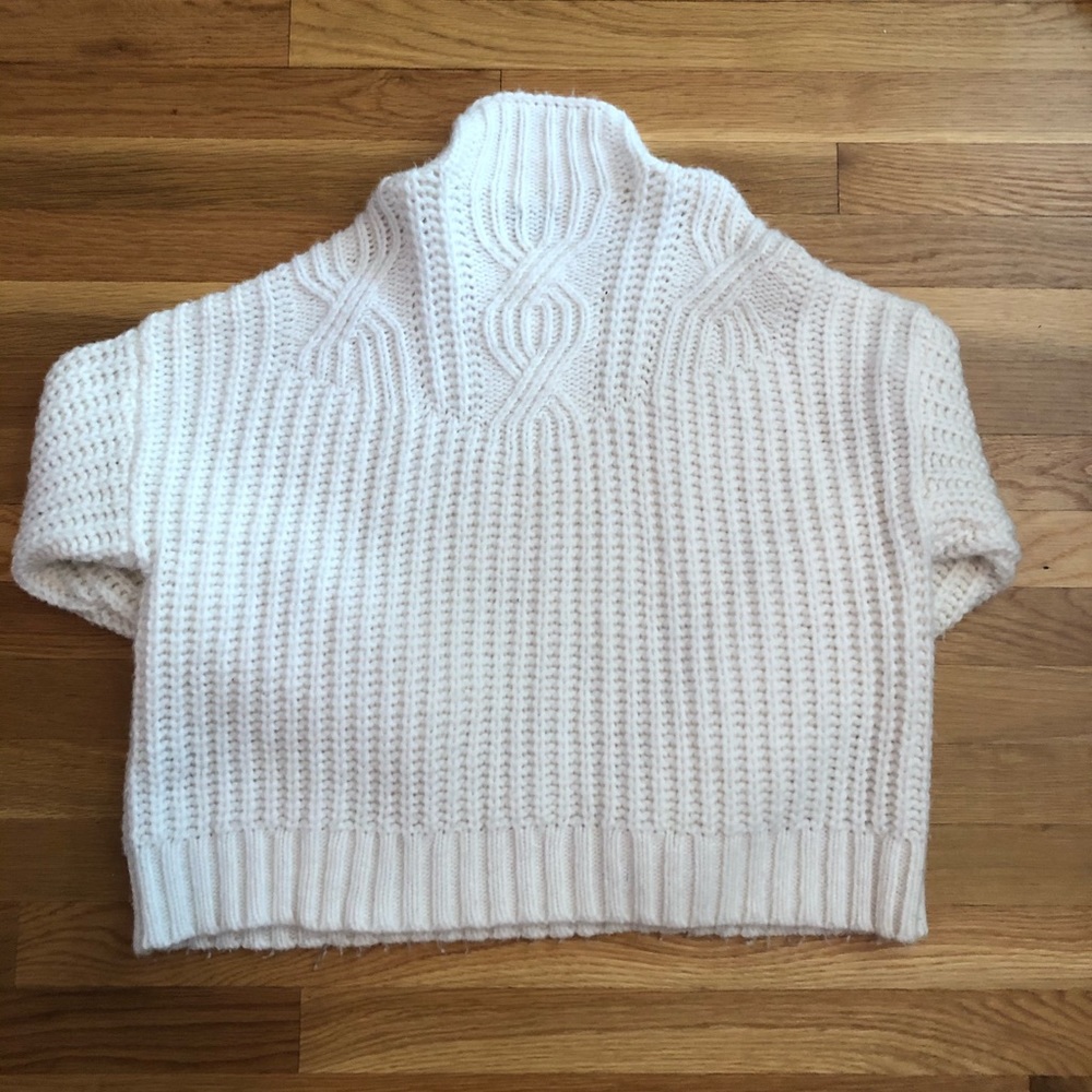Aerie White Sweater - Picture 2 of 5